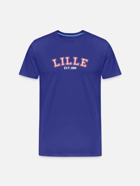 Lille Fondée en 1986 - T-shirt bio Premium Homme - bleu roi