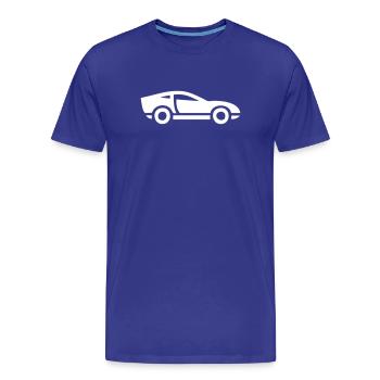 voiture de sport - T-shirt bio Premium Homme - bleu roi - Devant - Damien (186cm)