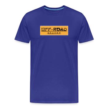 Pilote tout-terrain Look tout-terrain - T-shirt bio Premium Homme - bleu roi - Devant - Damien (186cm)
