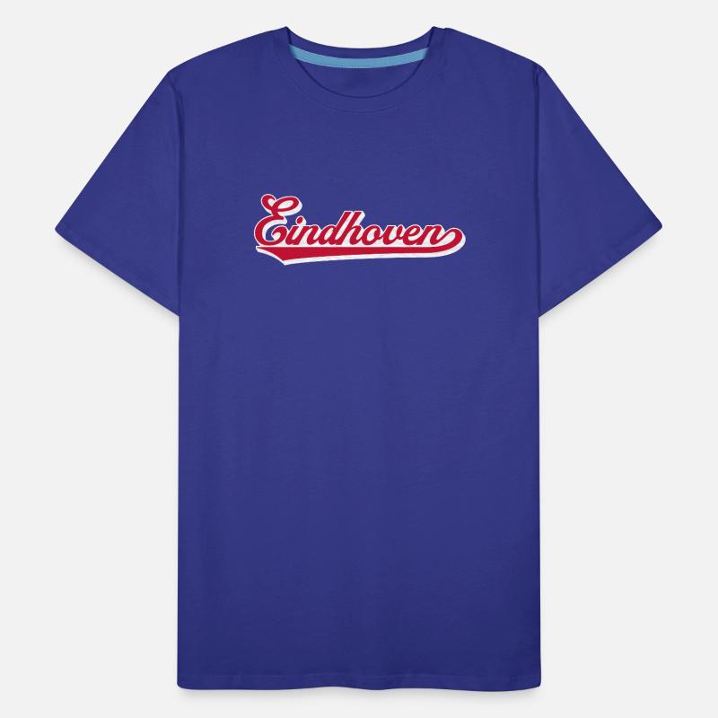 Eindhoven Script Stadtlogo Männer Premium Bio T-Shirt