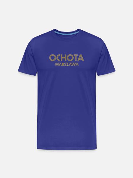 Warszawa Ochota Warschau Varsovie - T-shirt bio Premium Homme - bleu roi