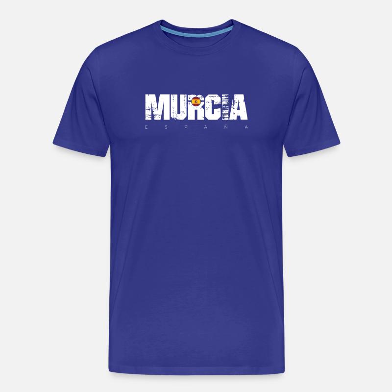 Murcia Spanien Distressed Text - Männer Premium Bio T-Shirt - Königsblau