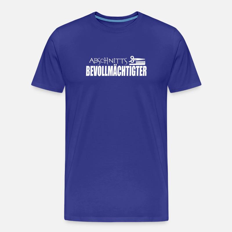 ABSCHNITTSBEVOLLMÄCHTIGTER - Männer Premium Bio T-Shirt - Königsblau