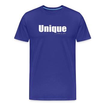 Unique - T-shirt bio Premium Homme - bleu roi - Devant - Damien (186cm)