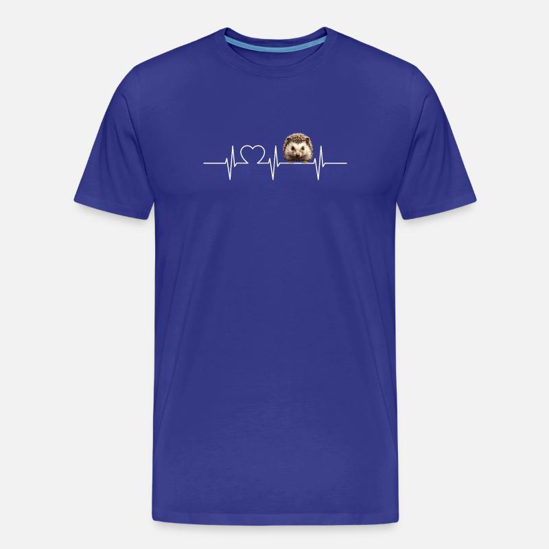 Igel - Männer Premium Bio T-Shirt - Königsblau