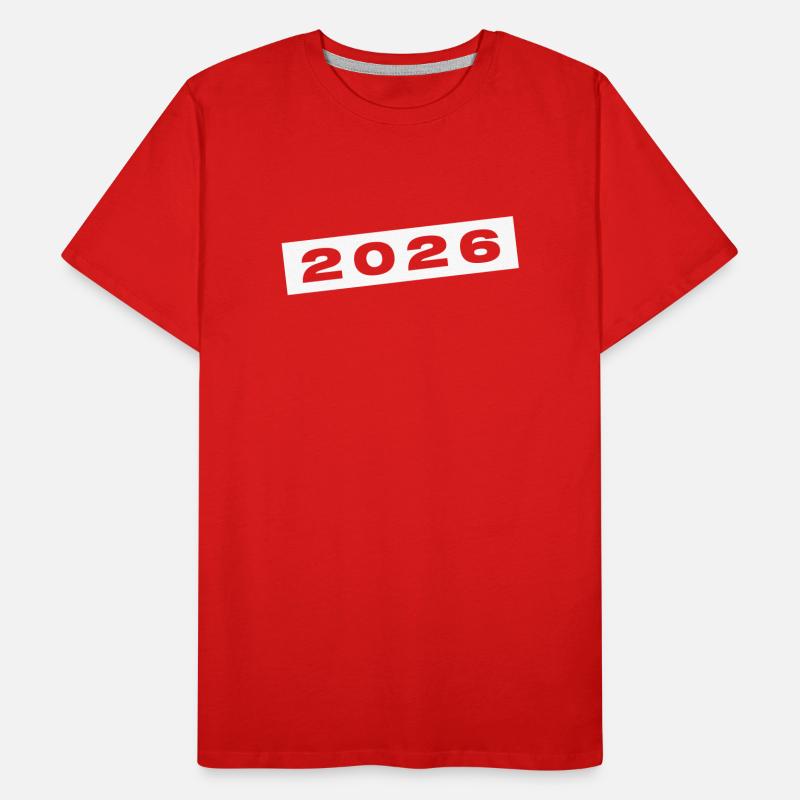 2026 year Men's Premium Organic T-Shirt