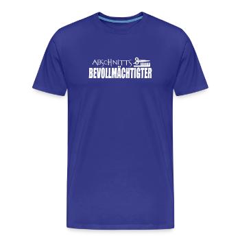 REPRÉSENTANT DE SECTION - T-shirt bio Premium Homme - bleu roi - Devant - Damien (186cm)
