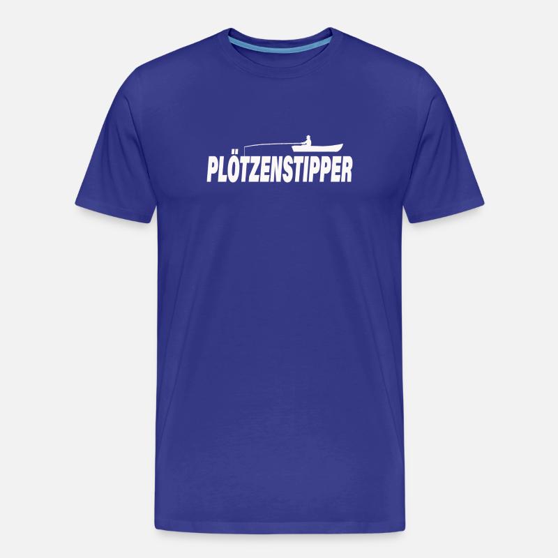 PLÖTZENSTIPPER - Männer Premium Bio T-Shirt - Königsblau