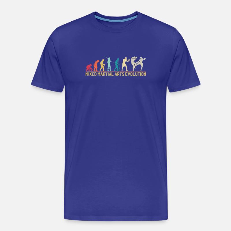 Mixed Martial Arts Evolution Design - Männer Premium Bio T-Shirt - Königsblau