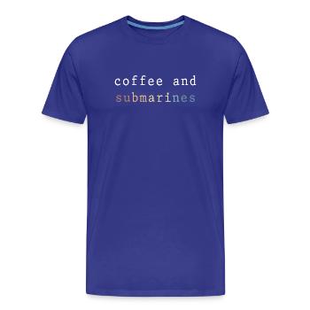 7 juillet Marine Sous-marin USA Vétéran sous-marin - T-shirt bio Premium Homme - bleu roi - Devant - Damien (186cm)