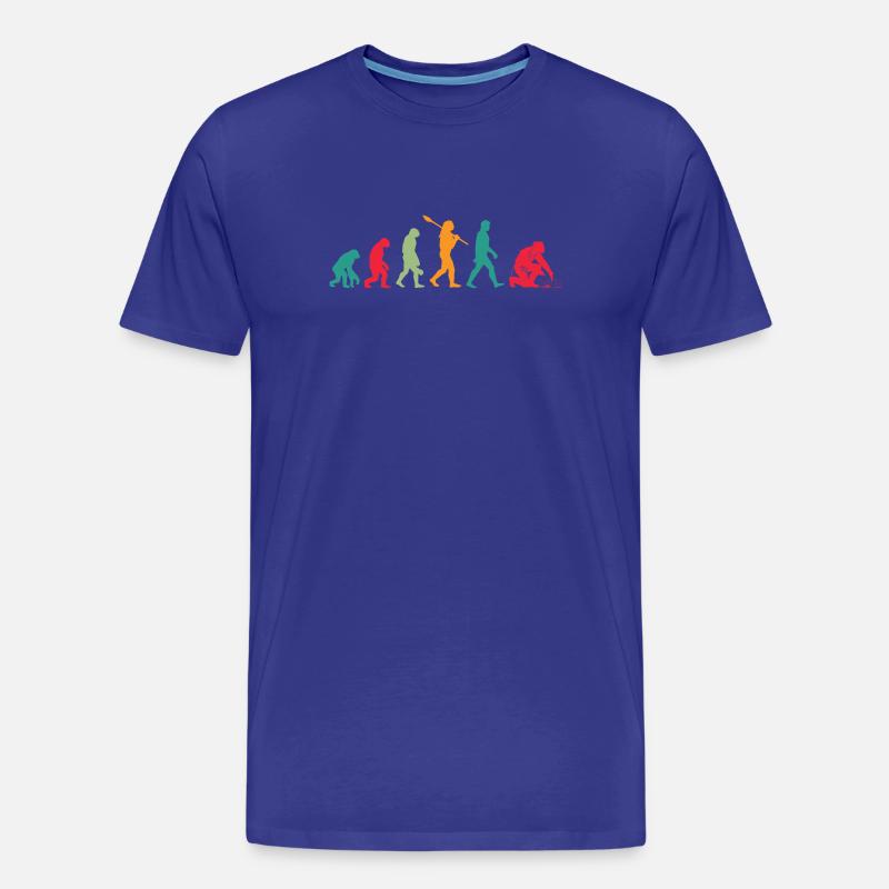 Schweißer Evolution - Männer Premium Bio T-Shirt - Königsblau