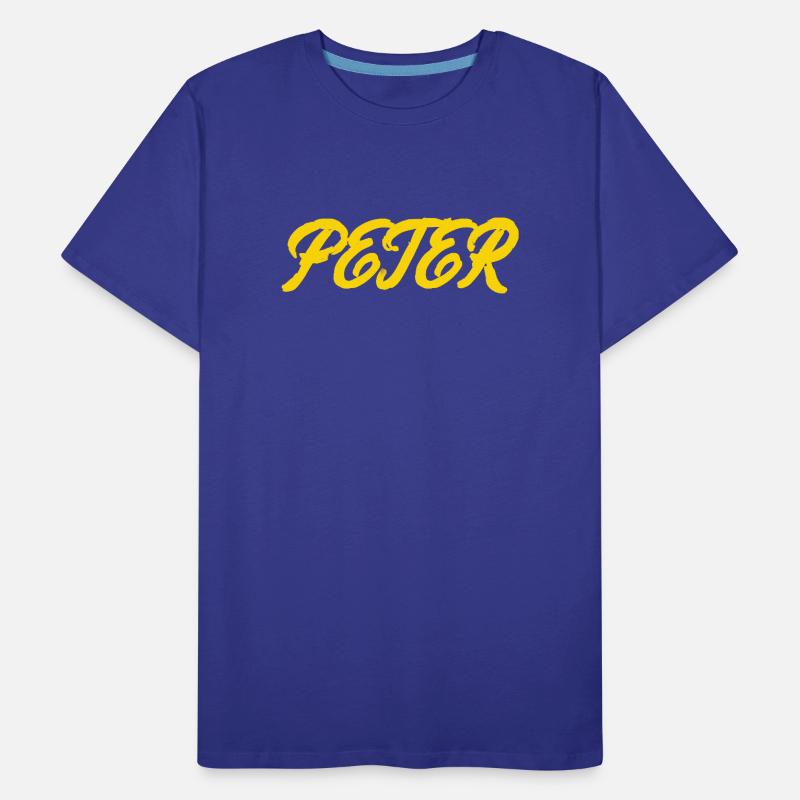 gel er text Peter T-shirt bio Premium Homme