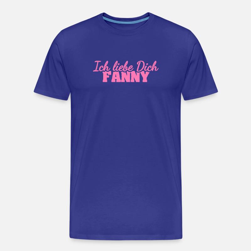 Fanny - Männer Premium Bio T-Shirt - Königsblau