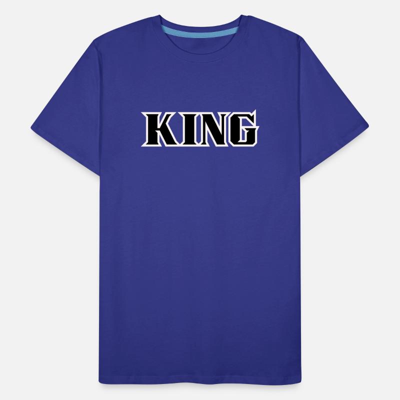 King Classic Text Männer Premium Bio T-Shirt