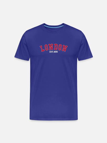 LONDON_EST_2005 - Men's Premium Organic T-Shirt - royal blue