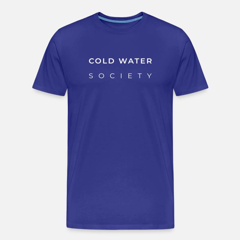 KALTWASSERGESELLSCHAFT - Männer Premium Bio T-Shirt - Königsblau