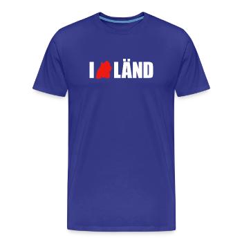 J’aime Länd Baden-Wurtemberg - T-shirt bio Premium Homme - bleu roi - Devant - Damien (186cm)