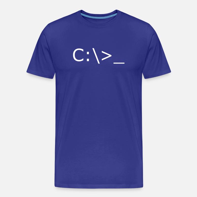 cdoppelpunkt - Männer Premium Bio T-Shirt - Königsblau