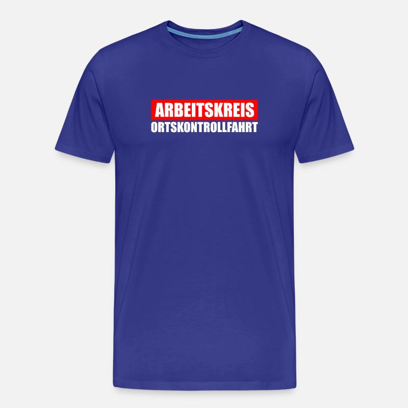 Arbeitskreis Ortskontrollfahrt OKF - Männer Premium Bio T-Shirt - Königsblau
