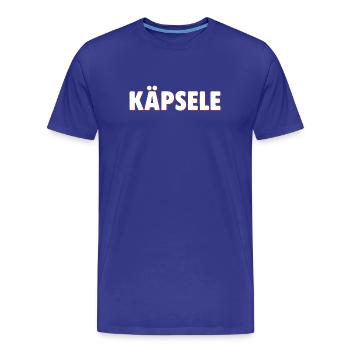 Käplsele - Men's Premium Organic T-Shirt - royal blue - Front - Damien (186cm)