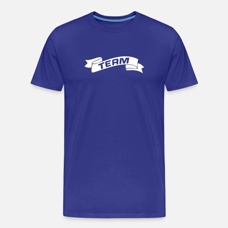 team- - Männer Premium Bio T-Shirt - Königsblau