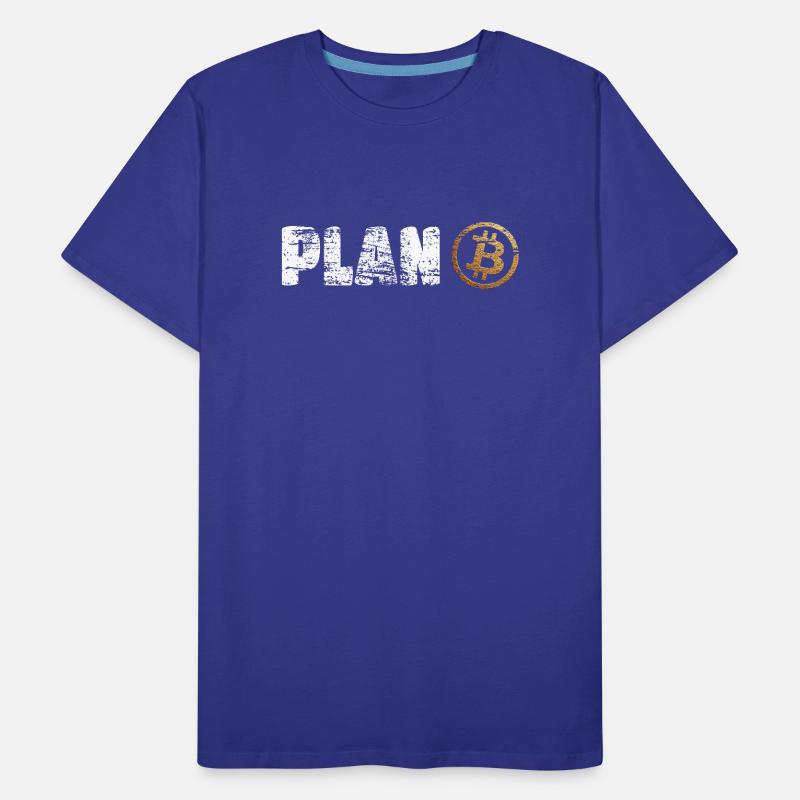 Plan Bitcoin Plan B Men's Premium Organic T-Shirt
