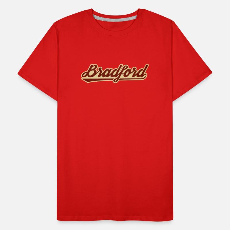 Bradford Vintage Script Logo T-shirt bio Premium Homme