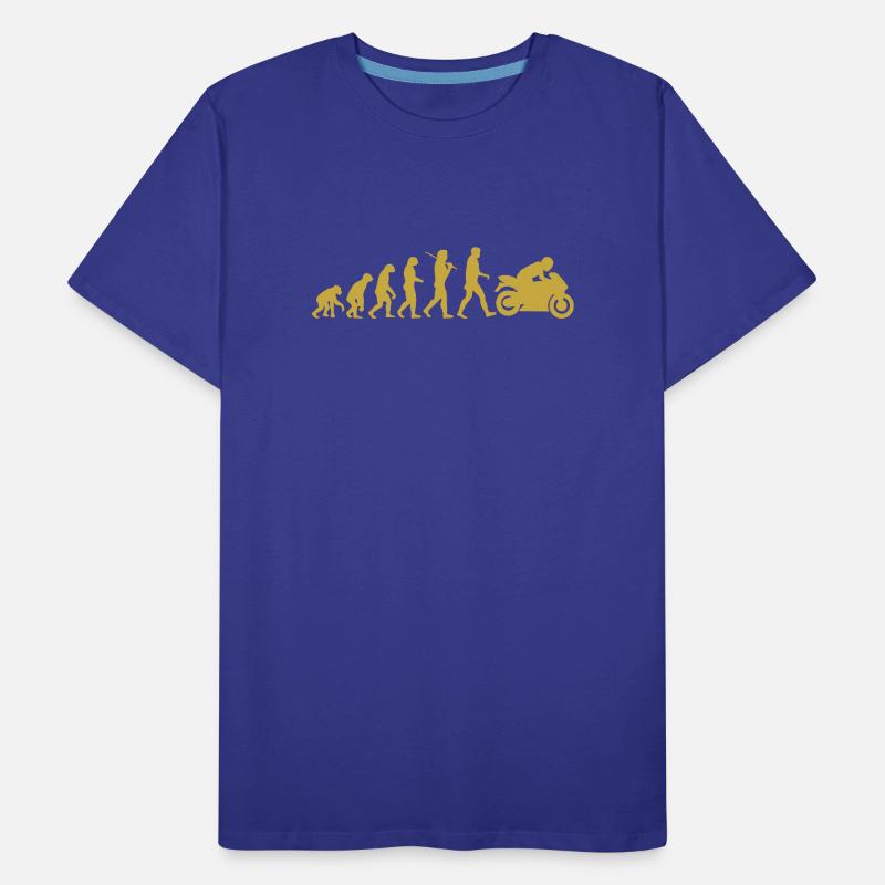 Évolution moto T-shirt bio Premium Homme