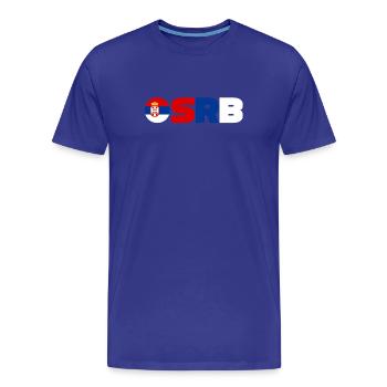 Serbien - Männer Premium Bio T-Shirt - Königsblau - Vorne - Damien (186cm)