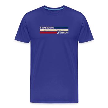 France - Strasbourg - Straßburg - Frankreich - Männer Premium Bio T-Shirt - Königsblau - Vorne - Damien (186cm)