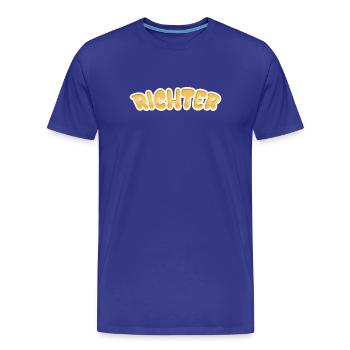 Juge de poste - T-shirt bio Premium Homme - bleu roi - Devant - Damien (186cm)
