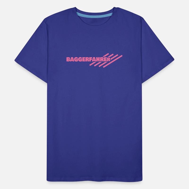 Profession: excavator driver Men's Premium Organic T-Shirt