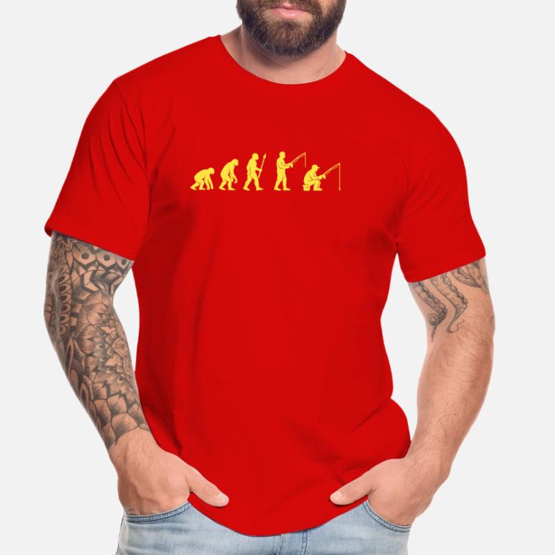 Conception des chemins d’évolution de la pêche T-shirt bio Premium Homme