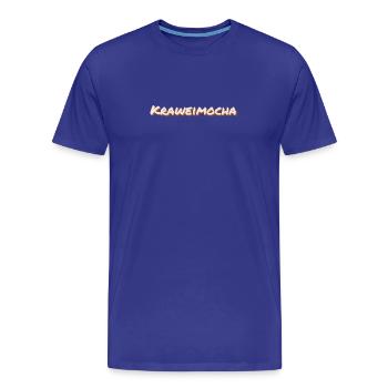 Kraweimocha - bruiteur, dialecte amusant - T-shirt bio Premium Homme - bleu roi - Devant - Damien (186cm)