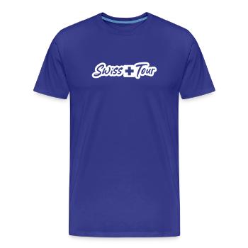Vacances Swiss Tour Switzerland - T-shirt bio Premium Homme - bleu roi - Devant - Damien (186cm)