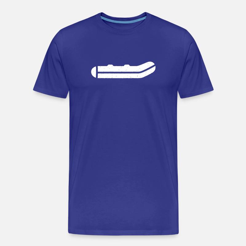 Schlauchboot Angler Karpfen Boot - Männer Premium Bio T-Shirt - Königsblau