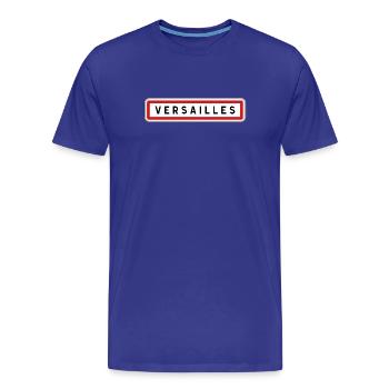 Panneau central de Versailles, Yvelines - T-shirt bio Premium Homme - bleu roi - Devant - Damien (186cm)