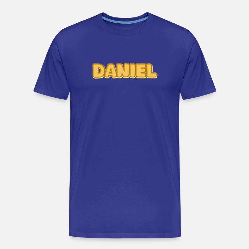 Daniel Daniel - Männer Premium Bio T-Shirt - Königsblau