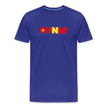 Vietnam - Men's Premium Organic T-Shirt - royal blue - Front - Damien (186cm)