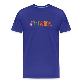 Imker - Männer Premium Bio T-Shirt - Königsblau - Vorne - Damien (186cm)