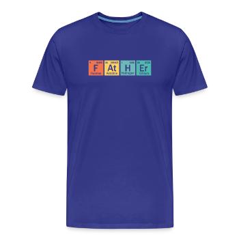 Father element - T-shirt bio Premium Homme - bleu roi - Devant - Damien (186cm)