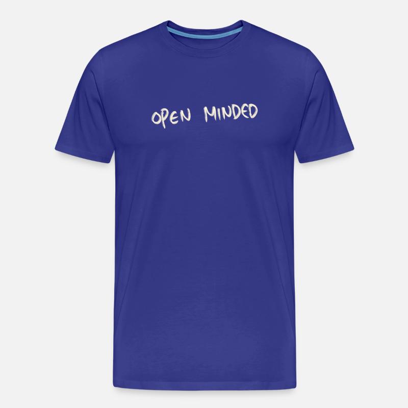 Open minded - Männer Premium Bio T-Shirt - Königsblau