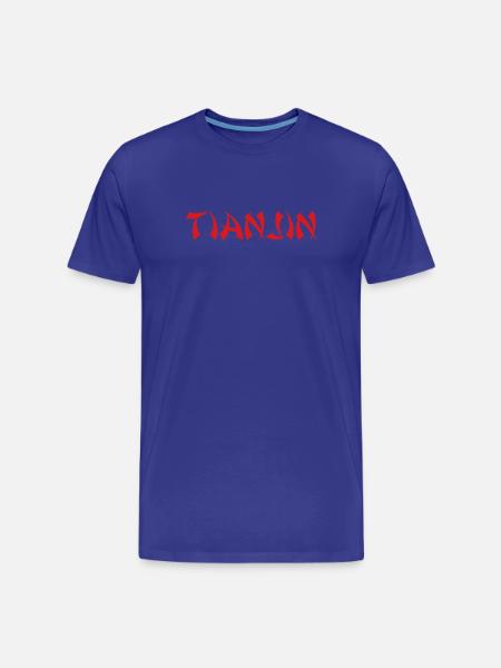 TIANJIN China - Men's Premium Organic T-Shirt - royal blue