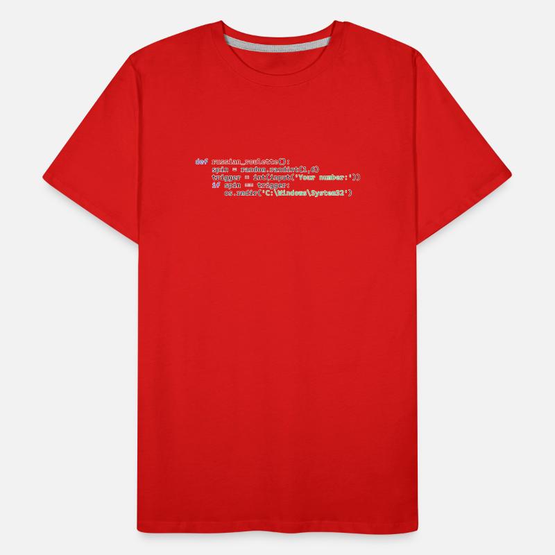 Roulette russe Python T-shirt bio Premium Homme