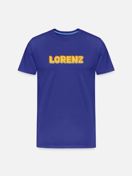 Lorenz Lorenz - T-shirt bio Premium Homme - bleu roi