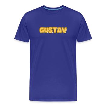 Geschenk für Gustav - Männer Premium Bio T-Shirt - Königsblau - Vorne - Damien (186cm)