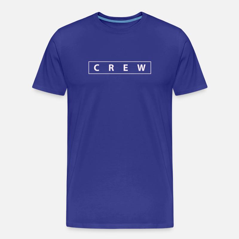 crew - Männer Premium Bio T-Shirt - Königsblau