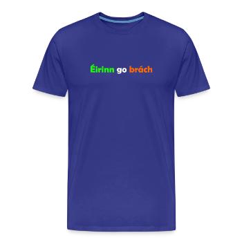 Eirin go brach - Männer Premium Bio T-Shirt - Königsblau - Vorne - Damien (186cm)