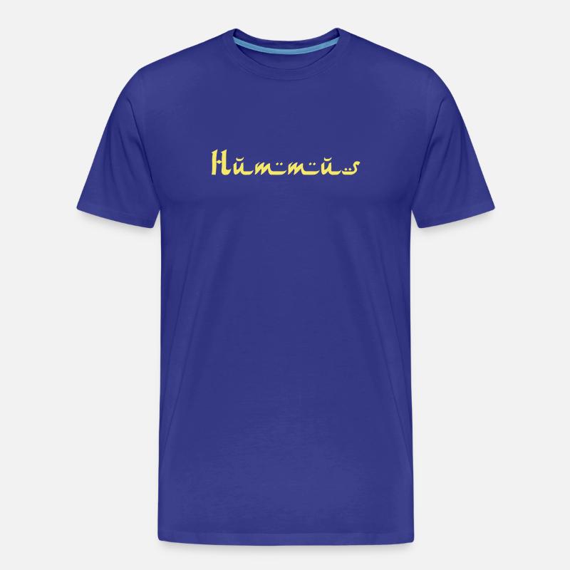 Hummus - Männer Premium Bio T-Shirt - Königsblau