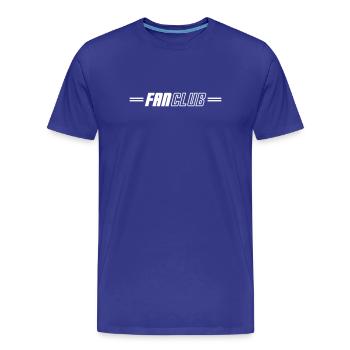 Fan Club Verein - T-shirt bio Premium Homme - bleu roi - Devant - Damien (186cm)